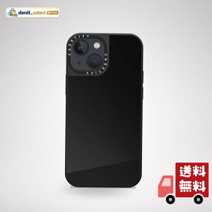 CASETiFY iPhone 13 Mini �p �P�[�X �~���[MagSafe�Ή� - �u���b�N (�u���b�N�o���p�[)