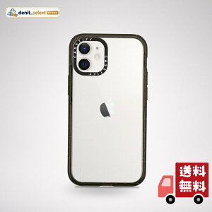 CASETiFY iPhone 12 mini �p �P�[�X �C���p�N�g - �u���b�N