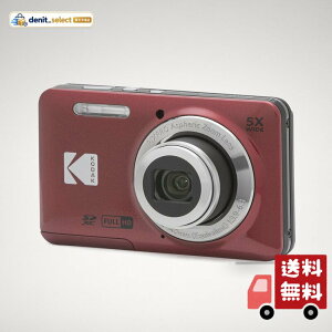 KODAK (�R�_�b�N) PIXPRO �g���₷�� �Y�[�� FZ55-RD 16MP �f�W�^���J���� ���w5�{�Y�[�� �L�p 28mm 2.7�C���`�t����� (���b�h)