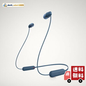 �\�j�[(SONY) ���C�����X�C���z�� WI-C100:Bluetooth�Ή�/25���ԃX�^�~�i/IPX4�h�H/DSEE���� �u���[ WI-C100 LZ ��