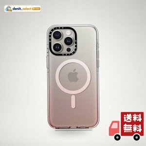 CASETiFY iPhone 15 Pro Max �p �P�[�X �C���p�N�g �N���AMagSafe�Ή� - Pink Ombre