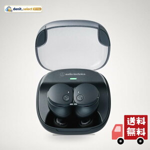 audio-technica ATH-CKS50TW2 BK ���S���C�����X�C���z�� bluetooth �}�O�l�e�B�b�N�X�C�b�`�@�\ �ő��65���ԍĐ� IP55 �h���h�o �}���`�|�C���g�Ή� �u���Y��A���[�g �q�A�X���[ ��x�����[�h �}���[
