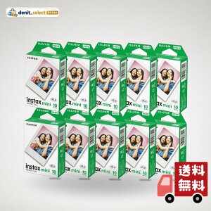 FUJIFILM �x�m�t�C���� �`�F�L�p�t�B���� JP1_10�Z�b�g(100��) INSTAXMINIJP1×10