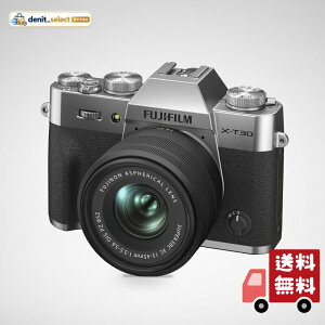 �x�m�t�C����(FUJIFILM) �~���[���X��� X-T30II XC�����Y�L�b�g �V���o�[ F X-T30 II LK-1545-S JP ���p�񌾌ꃂ�f��