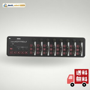 KORG(�R���O) MIDI�R���g���[���[ nanoKONTROL2 DTM/�R���p�N�g/�R���g���[���[/USB/�p�X�p���[/���C�Z���X���� �u���b�N NANOKNTRL2-BK