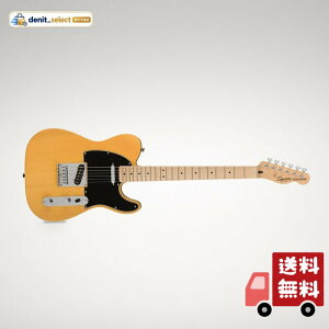 Squier by Fender �G���L�M�^�[ Affinity SeriesTM Telecaster(R), Maple Fingerboard, Black Pickguard, Butterscotch Blonde �\�t�g�P�[�X�t��