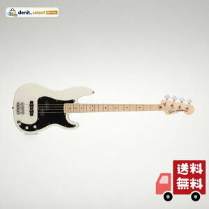 Squier by Fender �G���L�x�[�X Affinity SeriesTM Precision Bass(R) PJ, Maple Fingerboard, Black Pickguard, Olympic White �\�t�g�P�[�X�t��