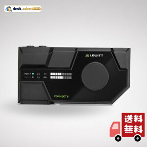 LEWITT CONNECT 6 �I�[�f�B�I�C���^�[�t�F�[�X USB DTM ���y���� �^�� ���z�M ���[�v�o�b�N CubaseLE