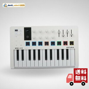 Arturia MIDI �L�[�{�[�h �R���g���[���[ MiniLab 3 �z���C�g