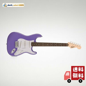 Squier by Fender �X�N���C���[ �G���L�M�^�[ Squier SonicTM Stratocaster(R), Laurel Fingerboard, White Pickguard, Ultraviolet �\�t�g�P�[�X�t��