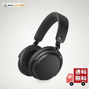 �[���n�C�U�[(Sennheiser) ���C�����X�w�b�h�z�� ACCENTUM Wireless �u���b�N �����\�h���C�o�[ 50���ԍĐ� �m�C�Y�L�����Z�����O �O����荞�� �}���`�|�C���g�Ή� �N���A�Ȓʘb�y�������K�i�z