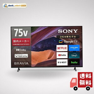 �\�j�[(SONY) �e���r 75�C���` �t�� 4K �u���r�A KJ-75X83L Google TV �\�j�[�s�N�`���[�Y�̉f��1�N�Ԍ�����t�� 10��ȏ㐄��
