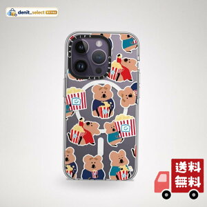 CASETiFY �N���A iPhone 14 Pro �P�[�X [���΂݂ɂ����f��/2m����̗����������N���A/MagSafe �ɑΉ�] - Snack Bar Attack