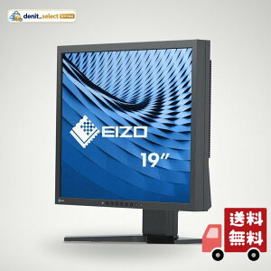 EIZO �X�N�G�A���j�^�[ FlexScan S1934-HBK 19�^�E�n�C�A�W���X�^�u���X�^���h�E�u���b�N