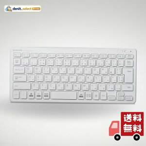 �G���R��(ELECOM) �L�[�{�[�h Bluetooth �p���^�O���t �~�j�L�[�{�[�h Windows�EMac�EiOS�EAndroid�Ή� �y�ϊ�/ ���ϊ�/ ���j���[�L�[���ځz �z���C�g TK-FBP100WH