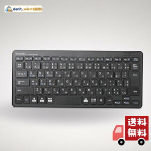 �G���R�� �L�[�{�[�h Bluetooth �p���^�O���t �~�j�L�[�{�[�h Windows�EMac�EiOS�EAndroid�Ή� �y�ϊ�/ ���ϊ�/ ���j���[�L�[���ځz �u���b�N TK-FBP100BK