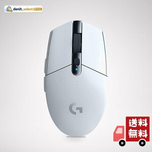 Logicool G �Q�[�~���O�}�E�X G304 LIGHTSPEED ���C�����X �Q�[�~���O �}�E�X G304rWH �y�� 99g HERO 12K�Z���T�[ 6�v���O�����{�^�� 250���ԘA���g�p�\ �z���C�g PC windows mac �������K