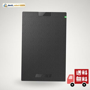 �o�b�t�@���[ �|�[�^�u��HDD 1TB USB3.1(Gen.1) �X�^���_�[�h���f�� �u���b�N HD-PCG1.0U3-BBA