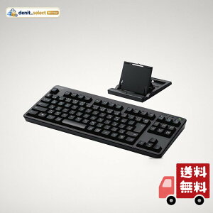 �G���R�� Bluetooth �L�[�{�[�h �����u������ �X�^���h�t�� �}���`�y�A�����O�Ή� iPad Surface �u���b�N TK-FBM111BK