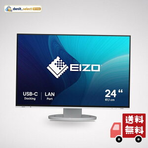 EIZO CAD�EBIM�����f�C�W�[�`�F�[���Ή����j�^�[ FlexScan EV2495-WT 24.1�^�EUSB Type-C�E�z���C�g