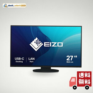 EIZO �I�t�B�X�ړ]�����E�f�C�W�[�`�F�[���Ή����j�^�[ FlexScan EV2795-BK 27�^�EUSB Type-C�E�u���b�N