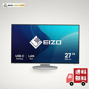 EIZO �I�t�B�X�ړ]�����E�f�C�W�[�`�F�[���Ή����j�^�[ FlexScan EV2795-WT 27�^�EUSB Type-C�E�z���C�g