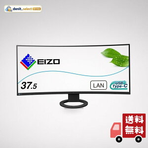 EIZO �v���t�F�V���i���E���g�����C�h���j�^�[ FlexScan EV3895-BK 37.5�^�EUSB Type-C�E�u���b�N