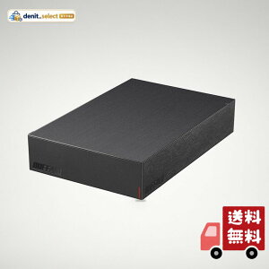 �o�b�t�@���[ �O�t��HDD 6TB �u���b�N USB3.2(Gen.1)�Ή� HD-LE6U3-BB