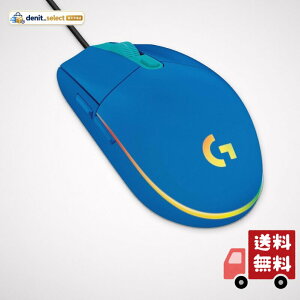 Logicool G �Q�[�~���O�}�E�X G203 �L�� �Q�[�~���O �}�E�X USB �ڑ� G203-BL �y�� 85g LIGHTSYNC RGB 6�v���O�����{�^�� �u���[ PC windows mac �������K�i �y �t�@�C�i���t�@���^�W�[ XIV