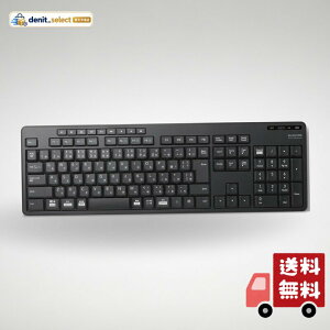 �G���R�� ���C�����X�L�[�{�[�h Bluetooth �É� TK-FFBM03SKBK �ő�3��}���`�y�A�����O�Ή� �R�� iPad/macbook/Surface/Chromebook �e���L�[�t �u���b�N