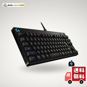 Logicool G(���W�N�[�� G) PRO �Q�[�~���O�L�[�{�[�h �e���L�[���X GX�X�C�b�` �N���b�L�[ �L�� ���J�j�J�� �L�[�{�[�h �É� ���{��z�� LIGHTSYNC RGB ���E���P�[�u�� G-PKB-002CK �������K�i ���ʔ����