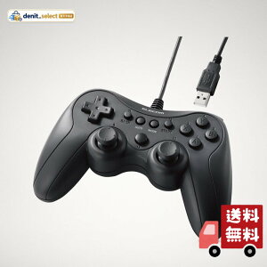�G���R�� �Q�[���p�b�h �L�� Xinput PS�n�z�u �A�� �X�e�B�b�N���[�h�ؑ� �y�� �u���b�N JC-GP20SBK