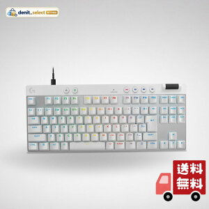 Logicool G ���s�b�h�g���K�[ PRO X TKL RAPID �Q�[�~���O�L�[�{�[�h �A�N�`���G�[�V�����|�C���g �����\ ������ 35g ���{��z�� G-PKB-TKL-RTWH �L�� �e���L�[���X ���C���A�i���O�X�C�b�` LIGHTSYNC