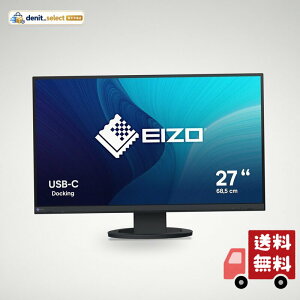 EIZO �r�W�l�X�X�^���_�[�h���j�^�[ FlexScan EV2720S-BK 27�^�EUSB Type-C�E�u���b�N