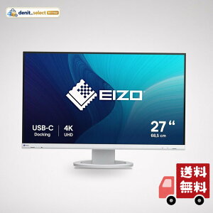 EIZO �r�W�l�X�X�^���_�[�h���j�^�[ FlexScan EV2740S-WT 27�^4K�EUSB Type-C�E�z���C�g