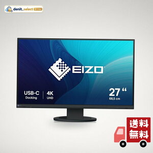EIZO �r�W�l�X�X�^���_�[�h���j�^�[ FlexScan EV2740S-BK 27�^4K�EUSB Type-C�E�u���b�N