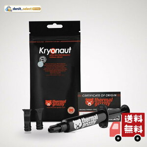 �y���K�i �e�a�Y�Ɓz �h�C�c Thermal Grizzly �I�[�o�[�N���b�N�p���ʐ݌v�����\�M�`���O���X Kryonaut 3ml