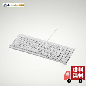 �o�b�t�@���[ �L�[�{�[�h �L�� USB�ڑ� �z���C�g BSKBU14WH