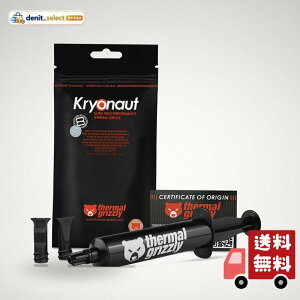 �y���K�i �e�a�Y�Ɓz �h�C�c Thermal Grizzly �I�[�o�[�N���b�N�p���ʐ݌v�����\�M�`���O���X Kryonaut 10ml