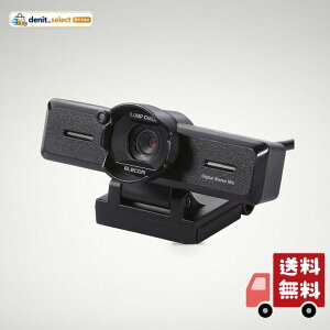�G���R�� WEB�J���� UCAM-C980FBBK �t��HD 30FPS 800����f �X�e���I�}�C�N���� �����׃K���X�����Y �����Y�t�[�h�t �P�[�u����1.5m �u���b�N