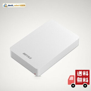 �o�b�t�@���[ �|�[�^�u��HDD 4TB USB3.1(Gen.1) �z���C�g �ϏՌ� HD-PGF4.0U3-GWHA