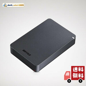 �o�b�t�@���[ �|�[�^�u��HDD 4TB USB3.1(Gen.1) �u���b�N �ϏՌ� HD-PGF4.0U3-GBKA