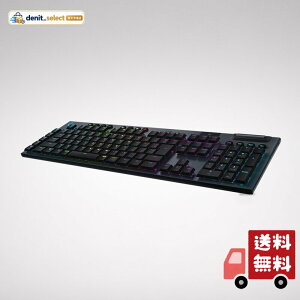 Logicool G �Q�[�~���O�L�[�{�[�h G913-CK �N���b�L�[ �� ���^ ��������Ƃ����Ō��� GL�X�C�b�` ���{��z�� LIGHTSPEED Bluetooth �ڑ��Ή� LIGHTSYNC RGB ���� �Q�[�~���O �L�[�{�[�h ���J�j�J���L