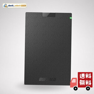 �o�b�t�@���[ �|�[�^�u��HDD Type-C�P�[�u���t 2TB USB3.2 Gen1 �u���b�N HD-PGAC2U3-BA