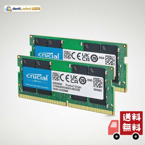 Crucial �m�[�gPC�p���݃����� 16GB(8GBx2��) DDR4 3200MT/s(PC4-25600) CL22 SODIMM 260pin CT2K8G4SFRA32A