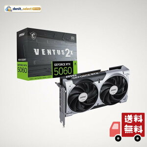 MSI GeForce RTX 5060 8G VENTUS 2X OC �O���t�B�b�N�X�{�[�h VD9187
