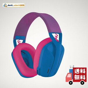 Logicool G �Q�[�~���O�w�b�h�Z�b�g G435 ���C�����X �w�b�h�Z�b�g LIGHTSPEED Bluetooth �y�� 165g �����}�C�N 18���ԘA���g�p USB �h���O�� Dolby Atmos�Ή� �w�b�h�z�� PC PS4 PS5 �X�}