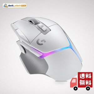 Logicool G �Q�[�~���O�}�E�X G502 X PLUS LIGHTSPEED ���C�����X �}�E�X G502XWL-RGBWH LIGHTFORCE �n�C�u���b�h�X�C�b�` HERO 25K �Z���T�[ 13�v���O�����{�^�� USB Type-C �[