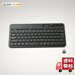 �G���R�� ���C�����X �L�[�{�[�h ���� �����u������ �R���p�N�g Caps Lock�@�\�������X�C�b�`���� 500���񍂑ϋv�L�[�̗p �R�� Windows 11/10 �Ή� �u���b�N TK-CM10DMKBK