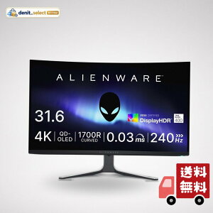 Dell AW3225QF 32�C���` �Ȗ� �L�@EL Alienware �Q�[�~���O���j�^�[